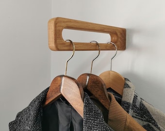 Houten muurhaken – Multifunctioneel kapstok, droogrek en washanger voor thuis