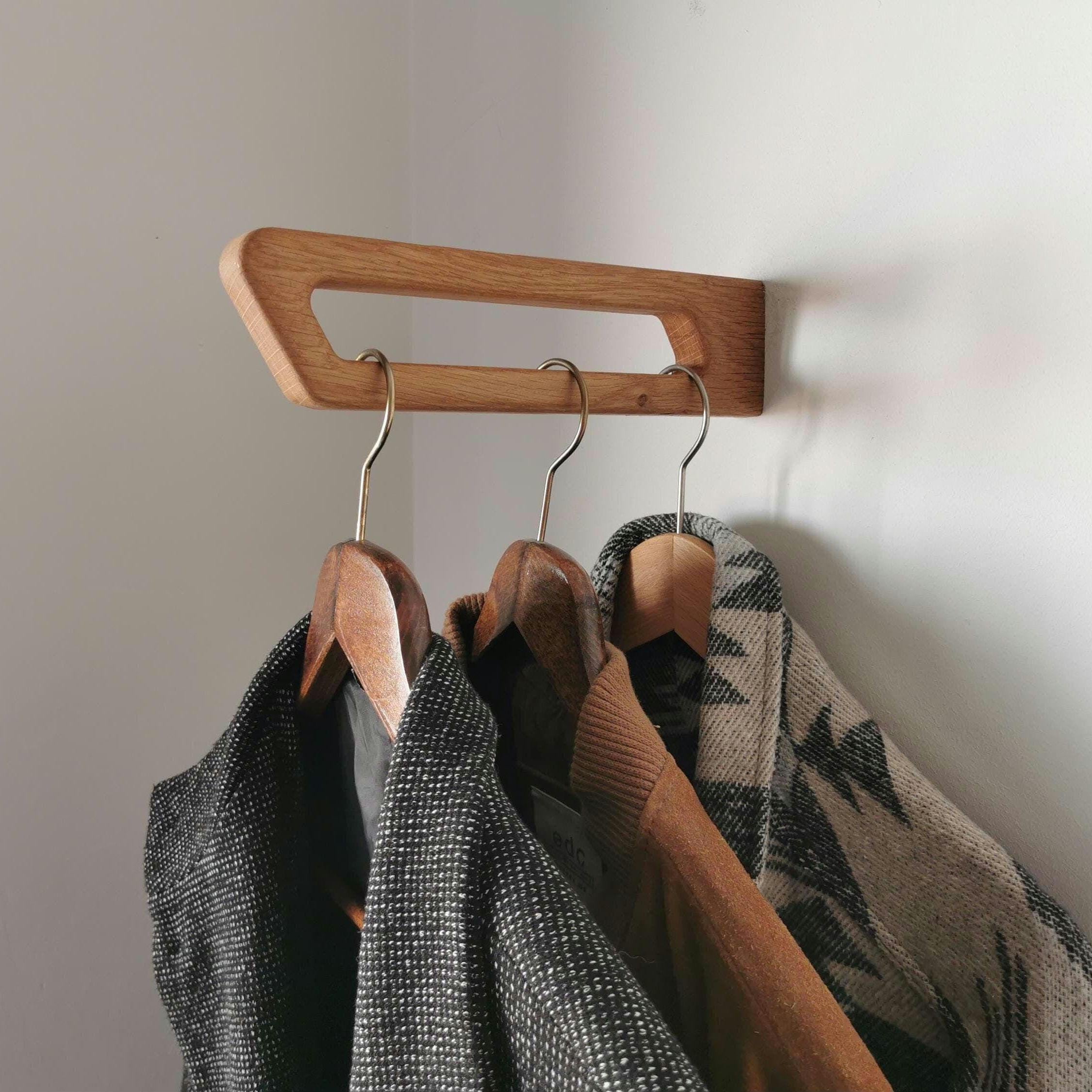 Perchero ropa madera México