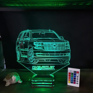 Chevy, Chevrolet Tahoe, camioneta Chevrolet, regalo de Chevrolet, personalizado, camioneta americana, SUV, regalo personalizado, cumpleaños
