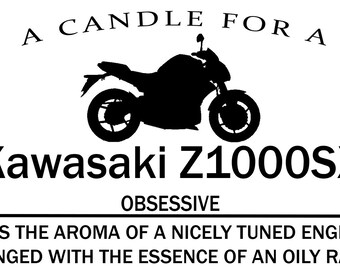 candle✣candle A Candle for Kawasaki Z1000sx Obsessive Soy Candle and