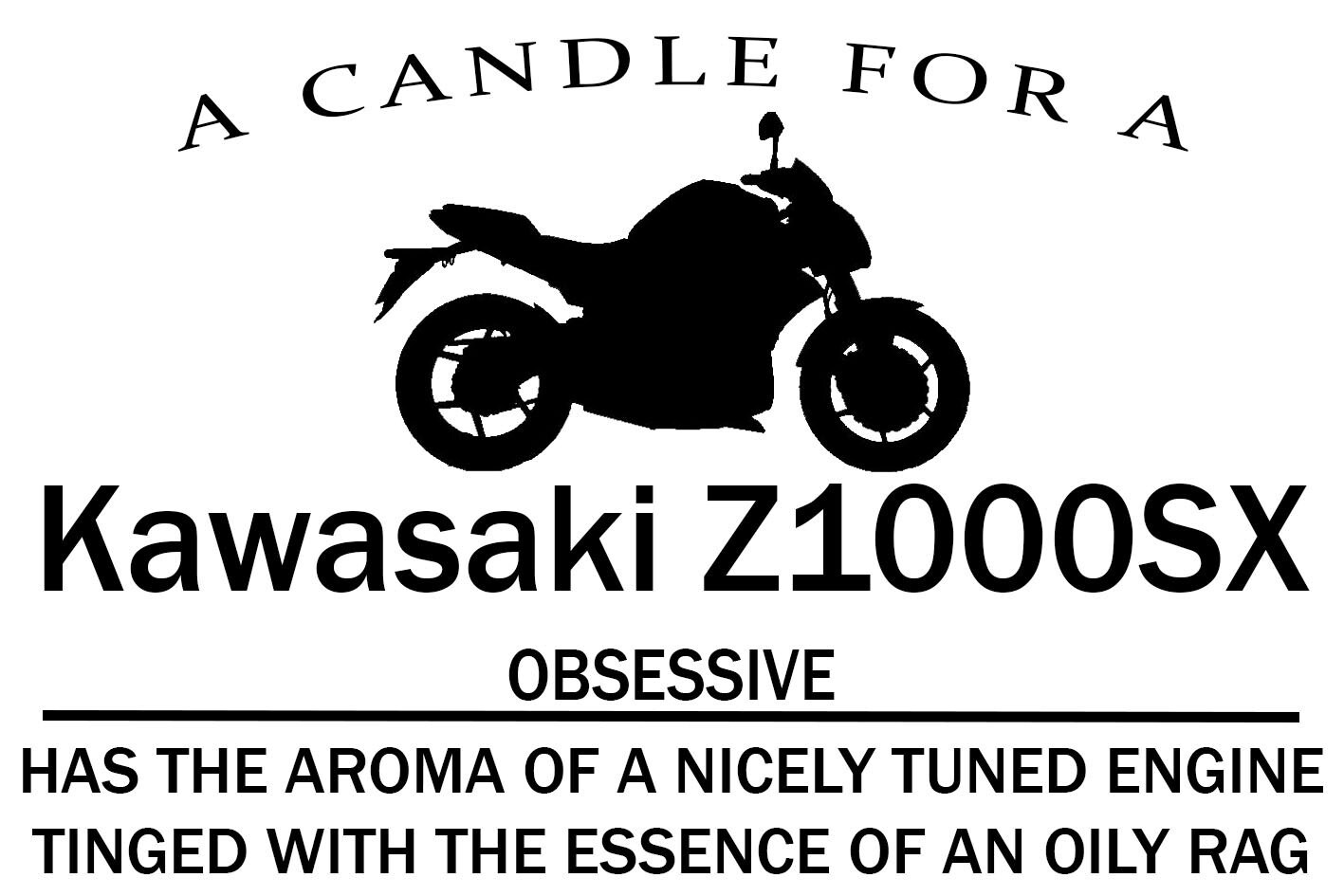 candle✣candle A Candle for Kawasaki Z1000sx Obsessive Soy Candle and