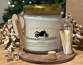 candle✣candle A Candle for Kawasaki Z1000sx Obsessive Soy Candle and