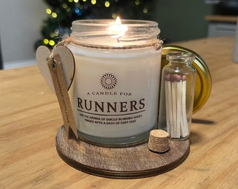 Funny Candle for Runners | Joke Soy Candle Gift