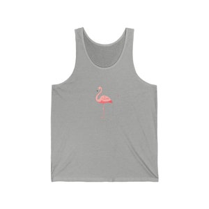 Pink Flamingo - Unisex Jersey Tank