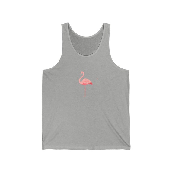 Pink Flamingo - Unisex Jersey Tank