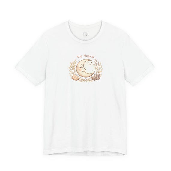 Stay Magical Moon Tee | witchcore moon phase, crystals, herblore