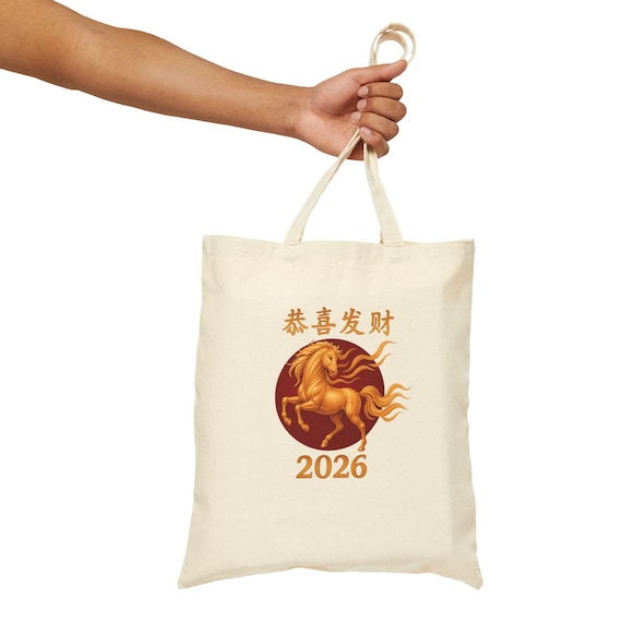 Chinese New Year Horse 2026 Tote