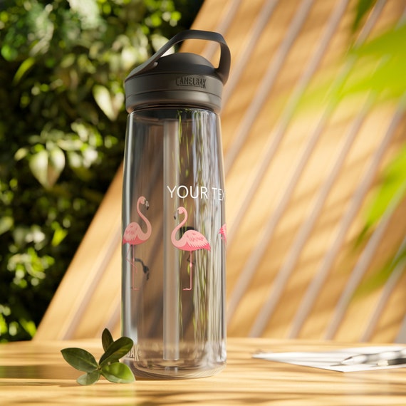 Pink Flamingo - CUSTOMIZABLE CamelBak Eddy®  Water Bottle, 20oz\25oz