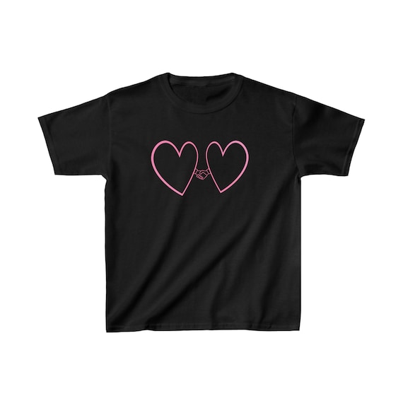 Hearts Holding Hands - Kids Heavy Cotton™ Tee