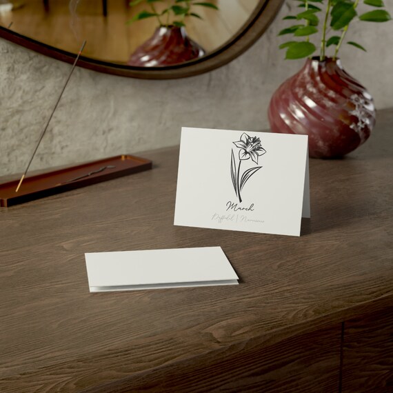 March Birth Flower - Daffodil - Greeting Cards (1, 10, 30, and 50pcs)