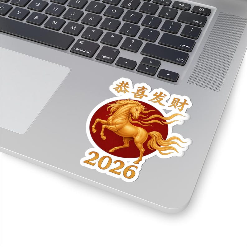Year of the Horse Lunar New Year Stickers | Kiss-cut Sticker Sheet ...