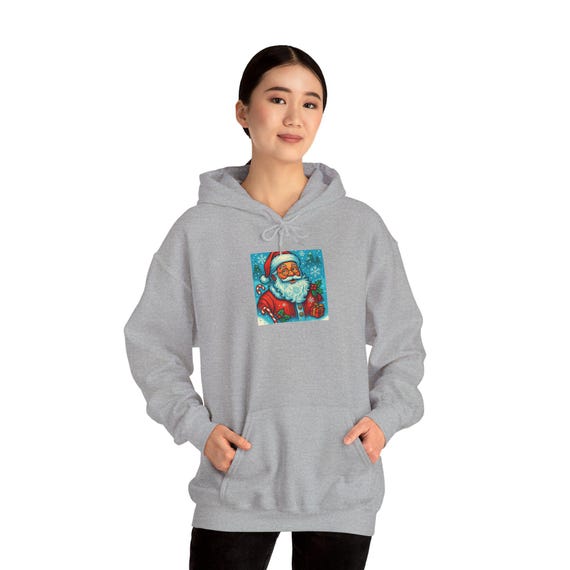 Santa Claus Holiday Hoodie | Christmas Pullover Sweatshirt