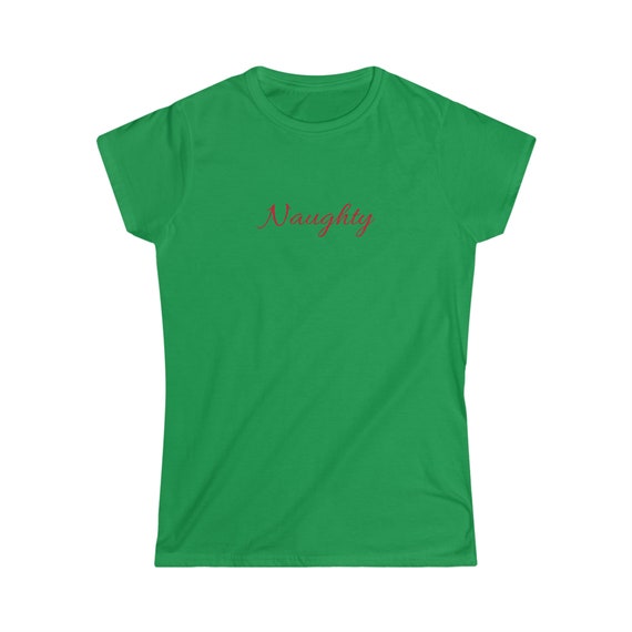 Naughty - Funny Christmas Women's Softstyle Tee