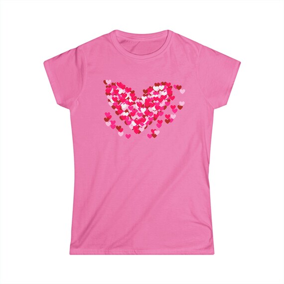 Heart Pattern - Valentines - Women's Softstyle Tee