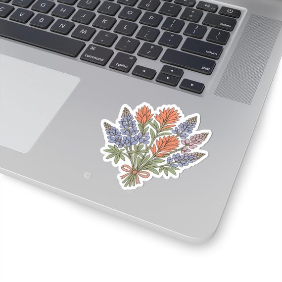 Wildflower Bouquet Kiss-Cut Stickers | Floral Bouquet Sticker
