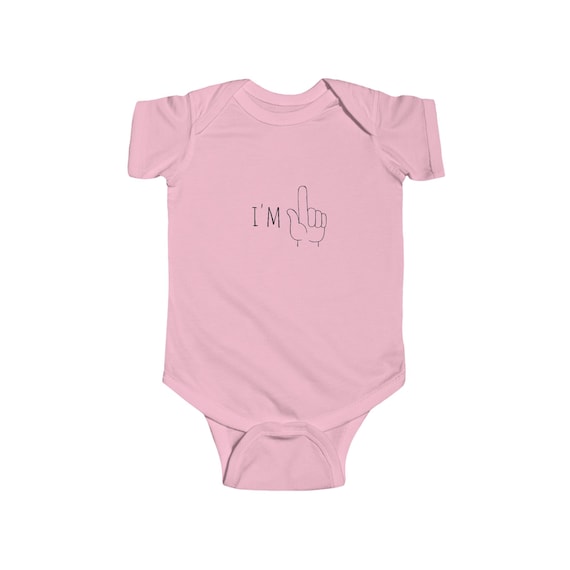 I'm 1 - 1st Birthday Infant Fine Jersey Bodysuit