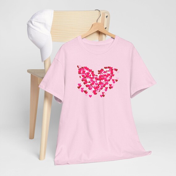 Hearts and Hearts Valentines Tee | Heart Pattern Shirt