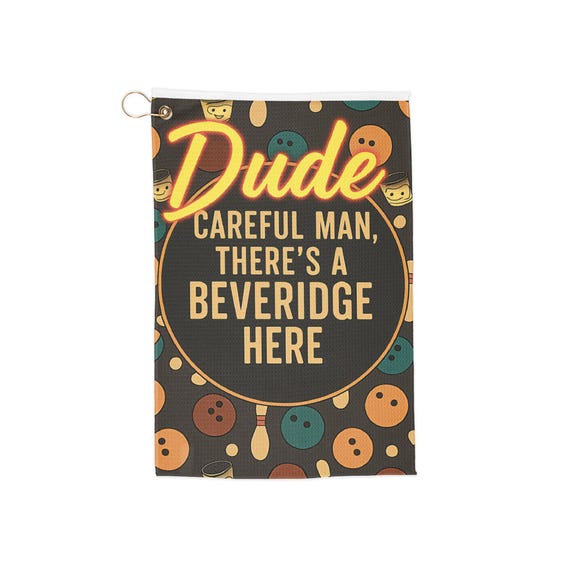 Big Lebowski Dude - Golf Towels