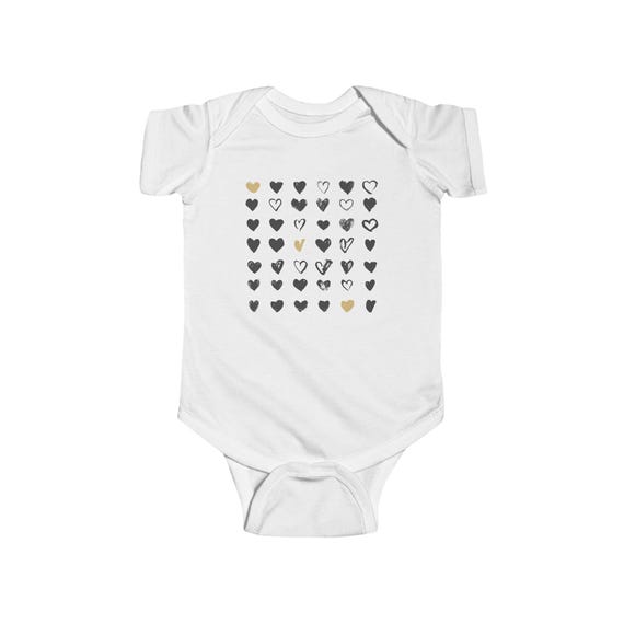 Hearts - Valentines - Infant Fine Jersey Bodysuit