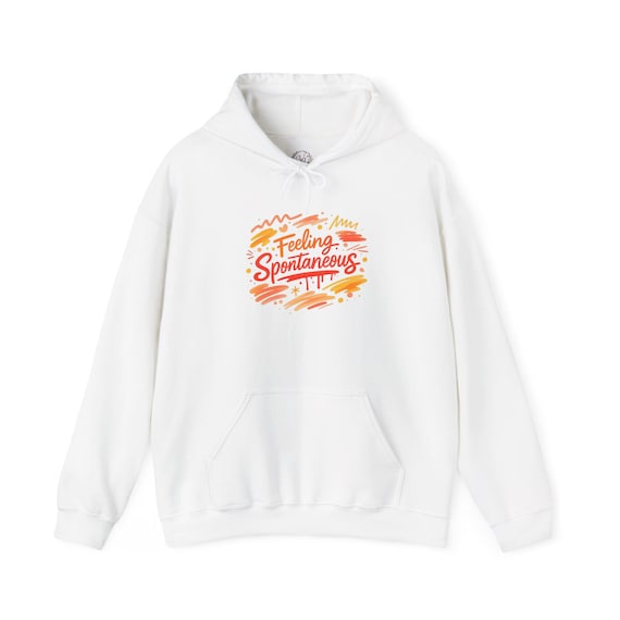 Feeling Spontaneous hand drawn marker doodle Hoodie