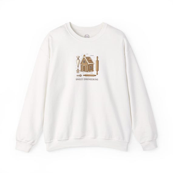 Gingerbread House Diagram Sweatshirt | Sweet Engineering, Baking Illustration