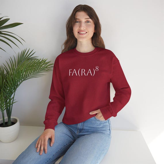 FA(RA)8 Crewneck Sweatshirt | Funny Christmas Story Math Humor Joke, Xmas Sweater, Holiday Gift, Math Teacher Gift, Winter Apparel