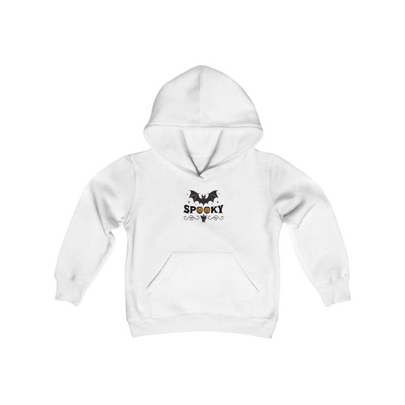 Spooky - Bat Halloween Youth Heavy Blend Hooded Sweatshirt