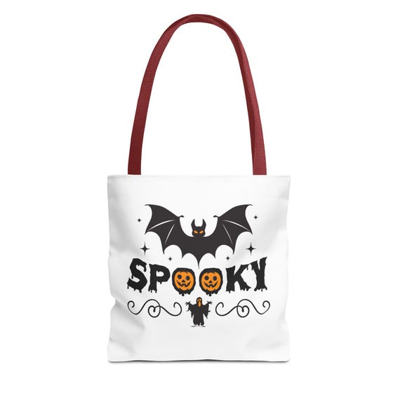 Spooky - Bat Halloween Tote Bag (AOP)