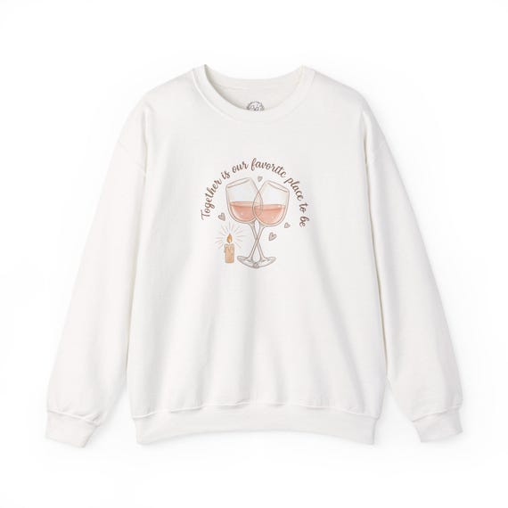 Candlelit Date Night Crewneck Sweatshirt | cozy couple, snuggle