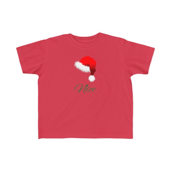 Nice List - Funny Christmas Toddler's Fine Jersey Tee