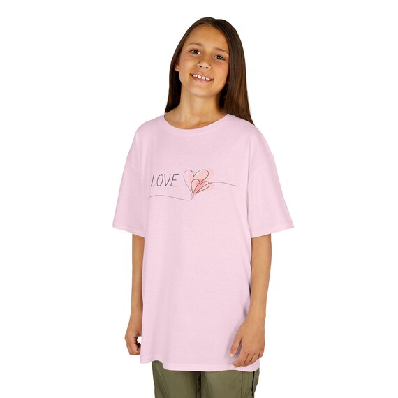 Love Hearts Valentines Kids Tee | Heart Design
