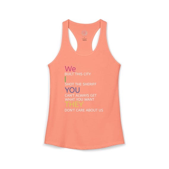 Classic Song Name Humor Tank | Song Name Funny Lyrics Tee