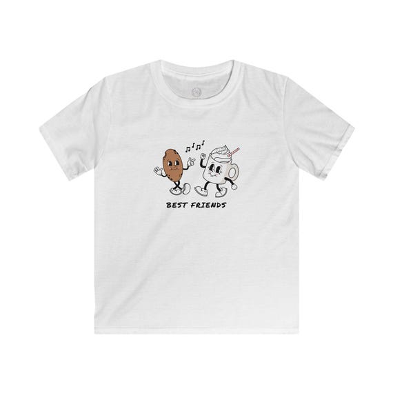 Dancing Milk & Cookies Best Friends Kids Tee | Holiday Cute Kids Tee