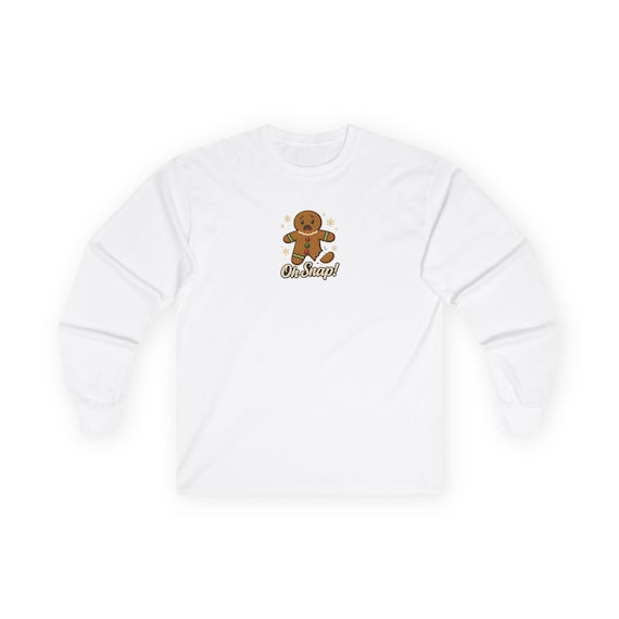 Gingerbread Oh Snap Holiday Tee | Long Sleeve