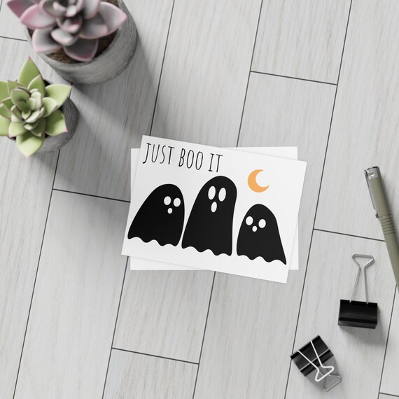 Just Boo It - Halloween Postcard Bundles (envelopes included)