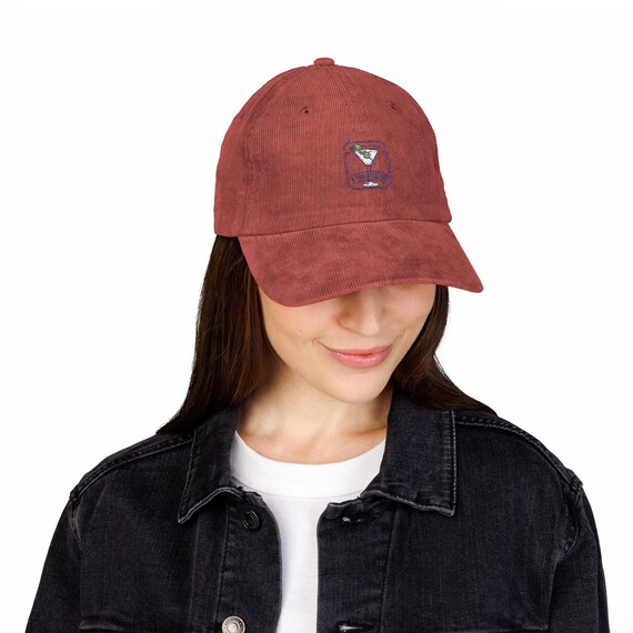 A Tini Bit Older Martini Glass Birthday Corduroy Cap