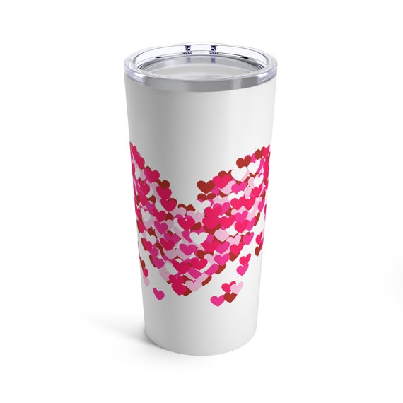 Hearts and Hearts - Valentines - Tumbler 20oz