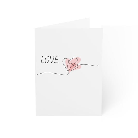 Love and Hearts - Happy Valentines Day - Greeting Cards (1, 10, 30, and 50pcs)