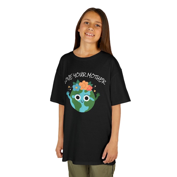 Kids Tee - Love Your Mother II Earth T-Shirt for Nature Lovers, Earth Day Gift, Kids Environmental Shirt, Summer Fun Wear, Eco-Friendly