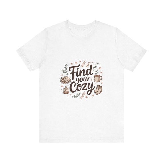 Find Your Cozy T‑Shirt | Coffee, Socks, Books Graphic Tee
