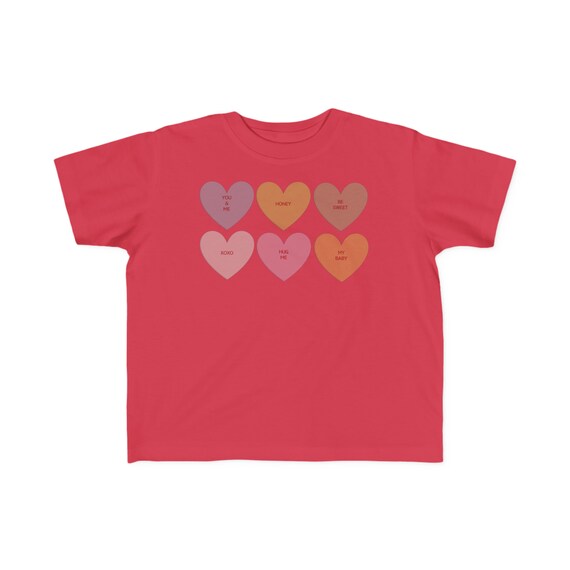 Sweethearts - Valentines - Candy Hearts Toddler's Fine Jersey Tee