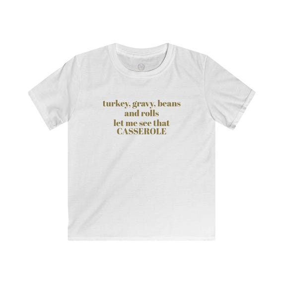 Funny Thanksgiving Casserole Quote Kids Tee, Leftovers Are for Quitters Shirt, Holiday Humor Gift, Boys Girls Tshirt, Thanksgiving Kids Top