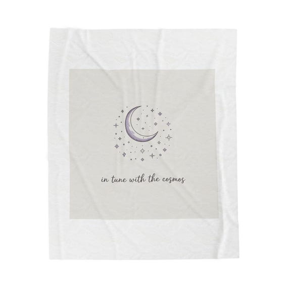 Moon Phase Constellation Blanket | Minimal Astrology, Celestial Phase Design