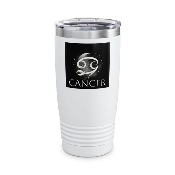 Cancer Zodiac Zodiac Monogram Tumbler | 20oz Stainless Travel Mug