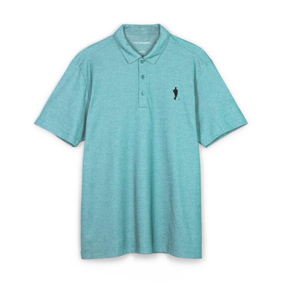 Minimal Golf Stance Embroidered Polo | Port Authority Fine Pique Blend Polo