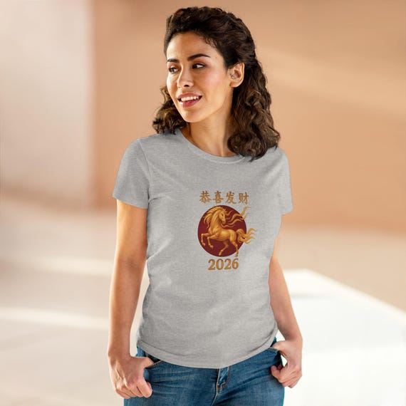 Lunar New Year 2026 Horse Tee | Year of the Horse Asian Zodiac Shirt