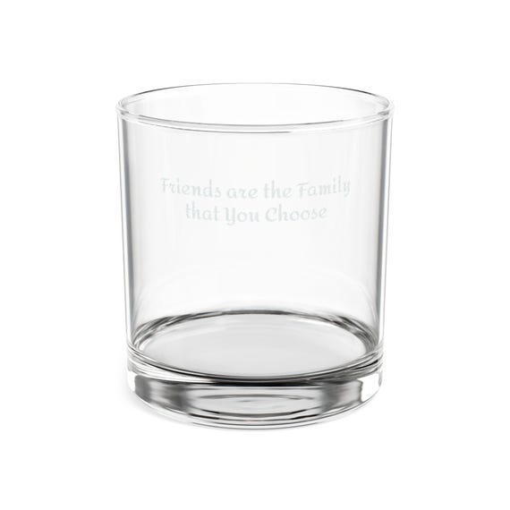 Customizable Engraved Whiskey Glass | Engraved Rocks Glass