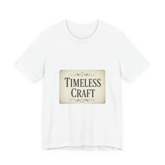 Timeless Craft Tee | retro type, letterpress serif