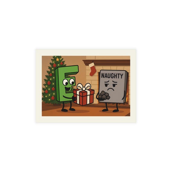 Good E & Naughty Holiday Humor Postcards Postcard Bundle