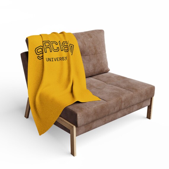 Sarcastic Fleece Blanket, Cozy Throw, Funny Gift for Humor Lovers, Decorative Blanket for Home, Sarcasm University Blanket, Chill Night In